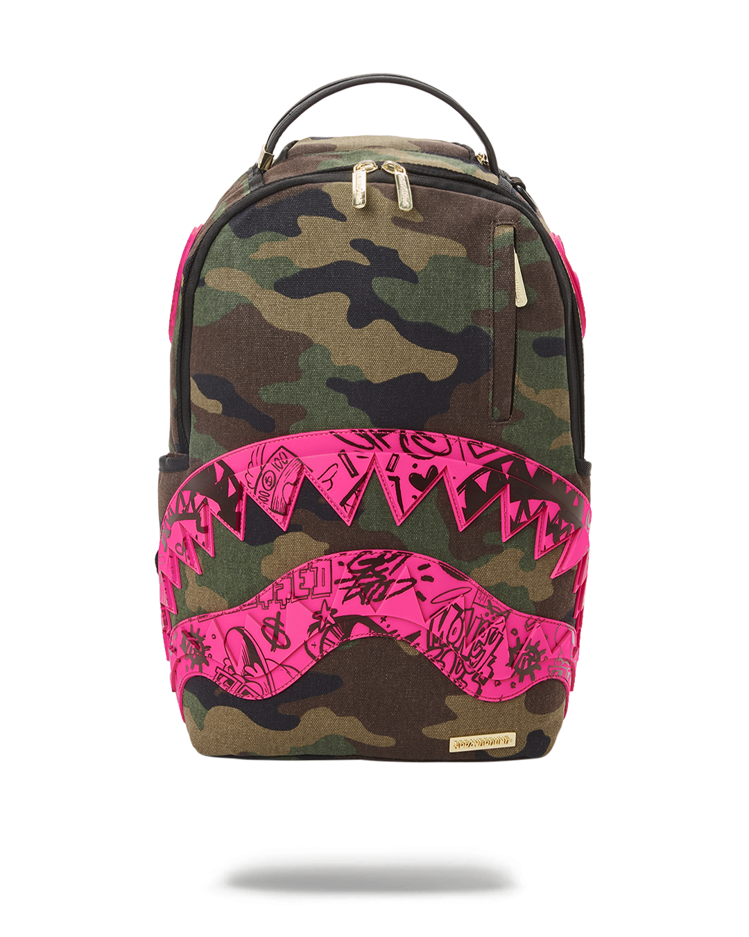 Ergonomic mesh back padding of the backpack for comfort