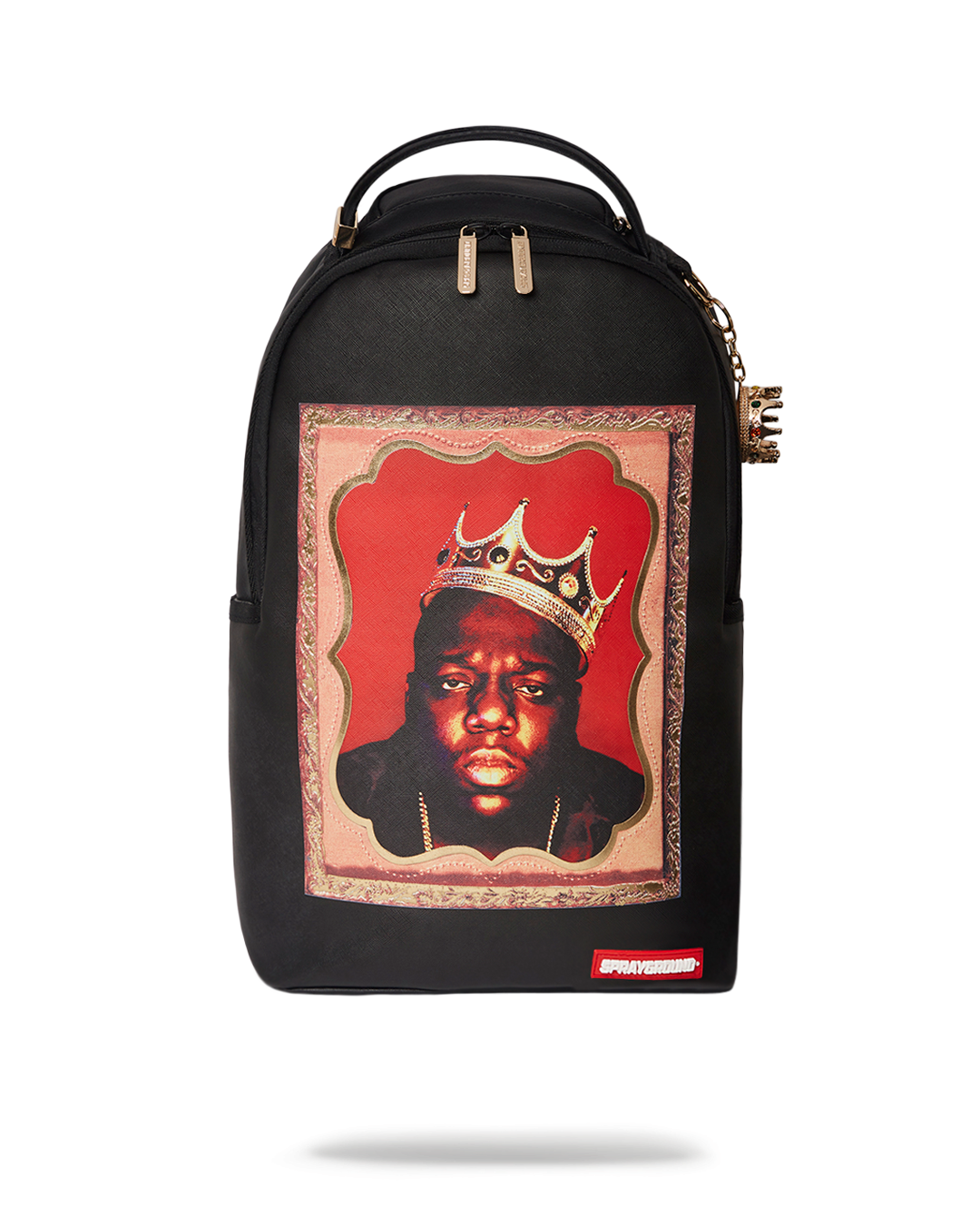 Stylish women's laptop backpack showcasing front view and zipper details
