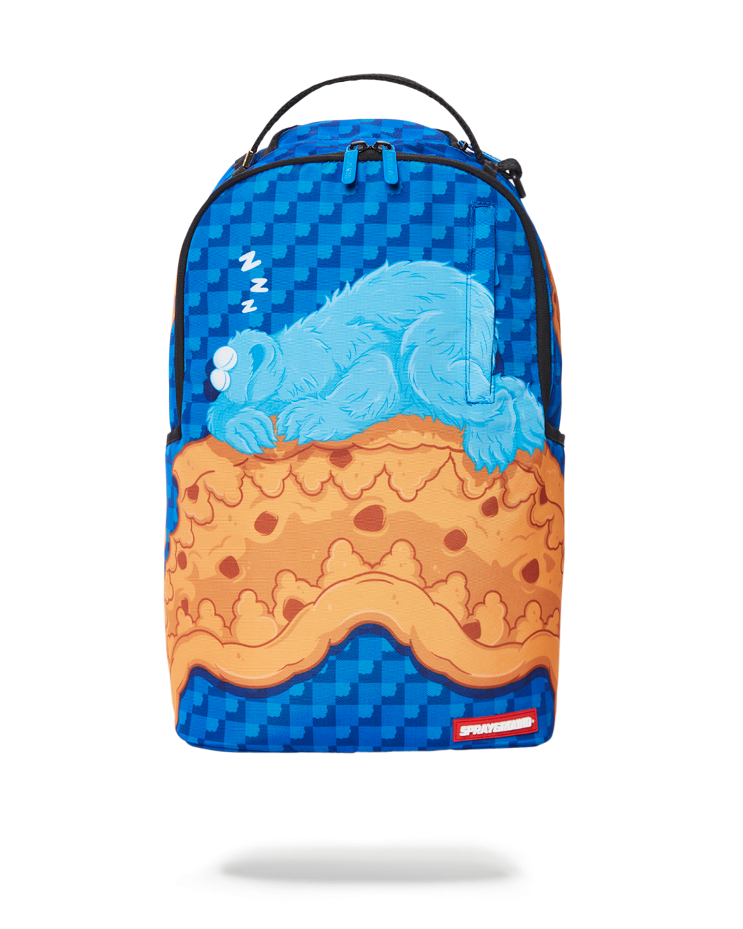 Eco-Friendly Cookie Monster Sleeping Backpack with mesh padding