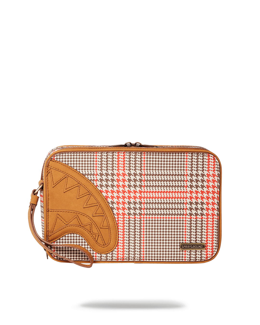 Turbo 500 toiletry bag for men displayed open with grooming items inside