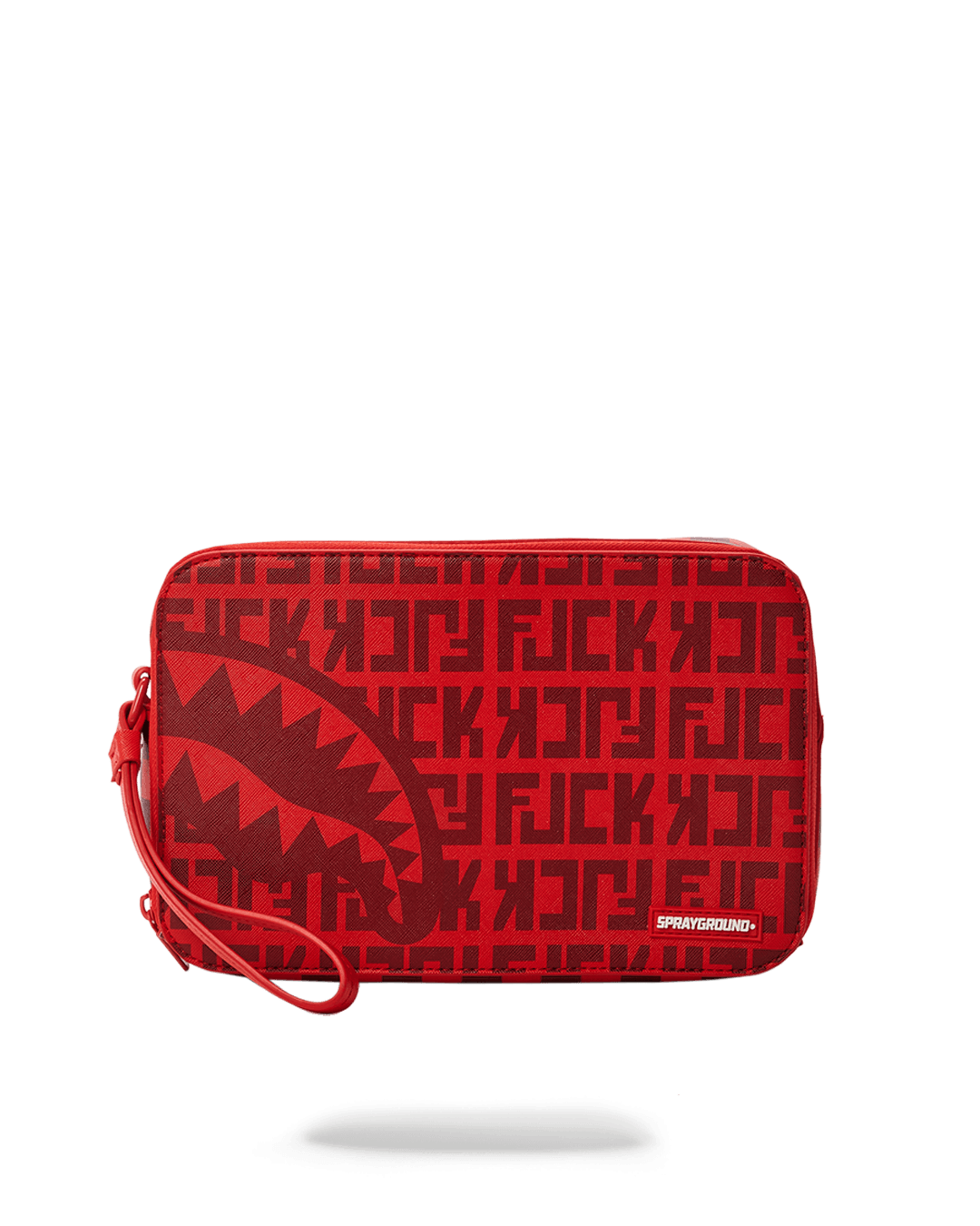 VENI VIDI VICI Toiletry Bag open, showing interior water-resistant pocket
