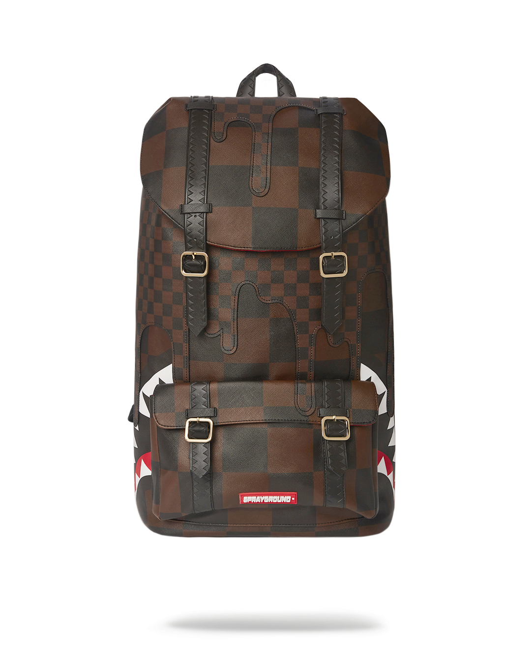 Vegan leather travel backpack for women with laptop compartment and ergonomic straps