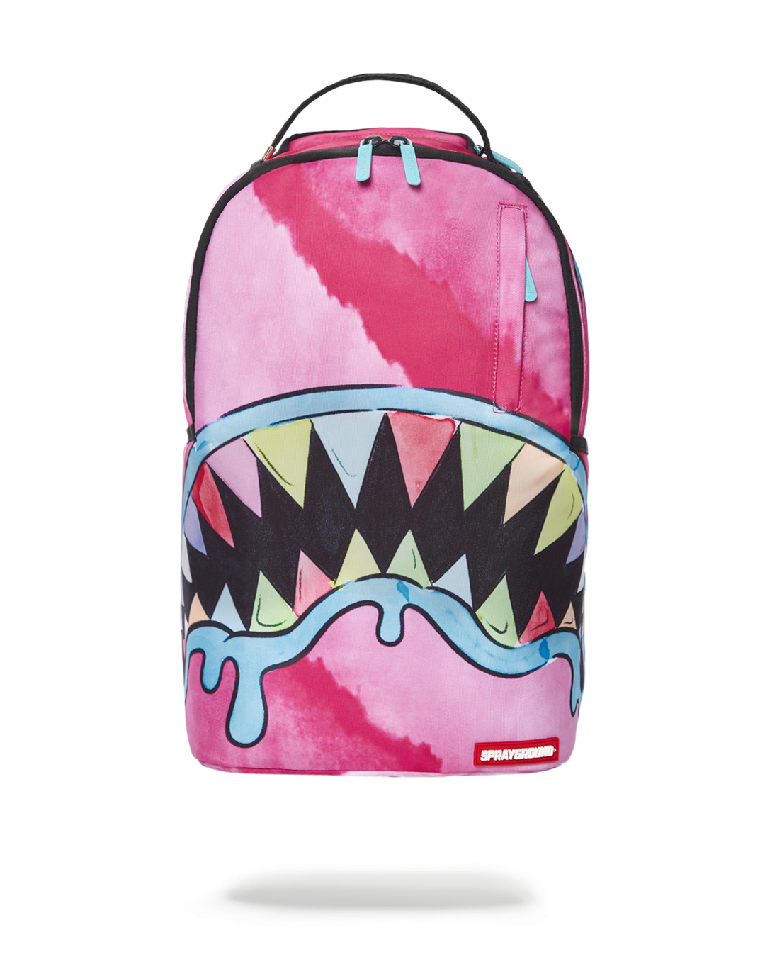 EcoChic Traveler's Delight Backpack - front view with open zipper pocket