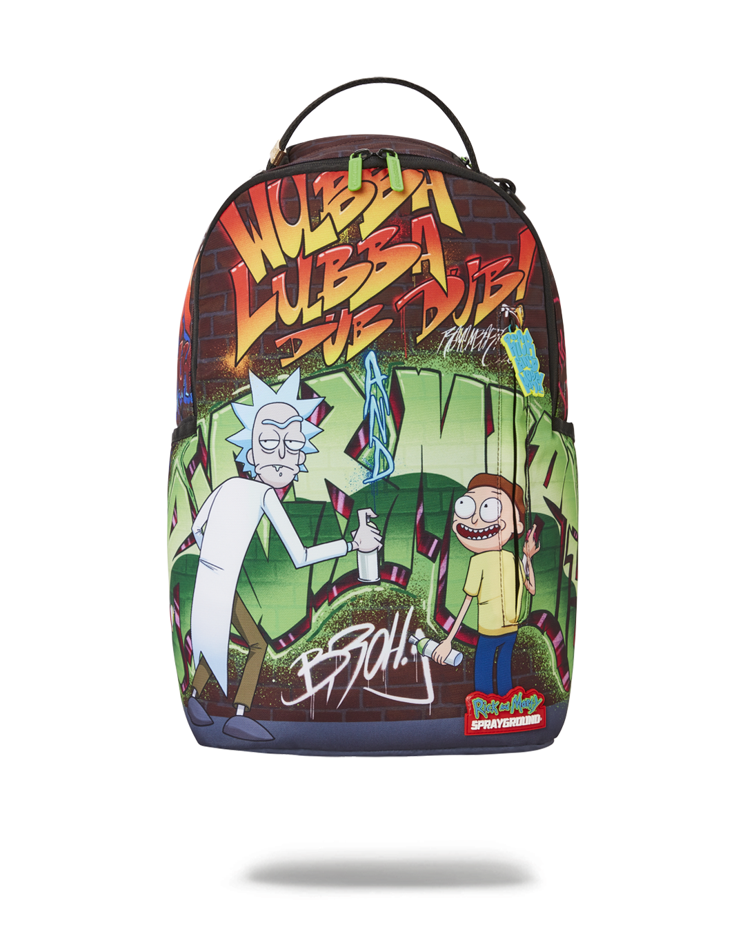 DLXR Street Art Backpack in use, showcasing its durable design and multiple pockets