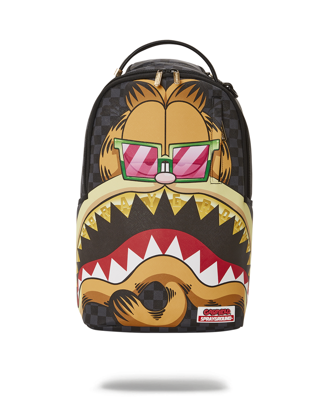 EcoStyle Vegan Leather Laptop Backpack front view with multiple pockets