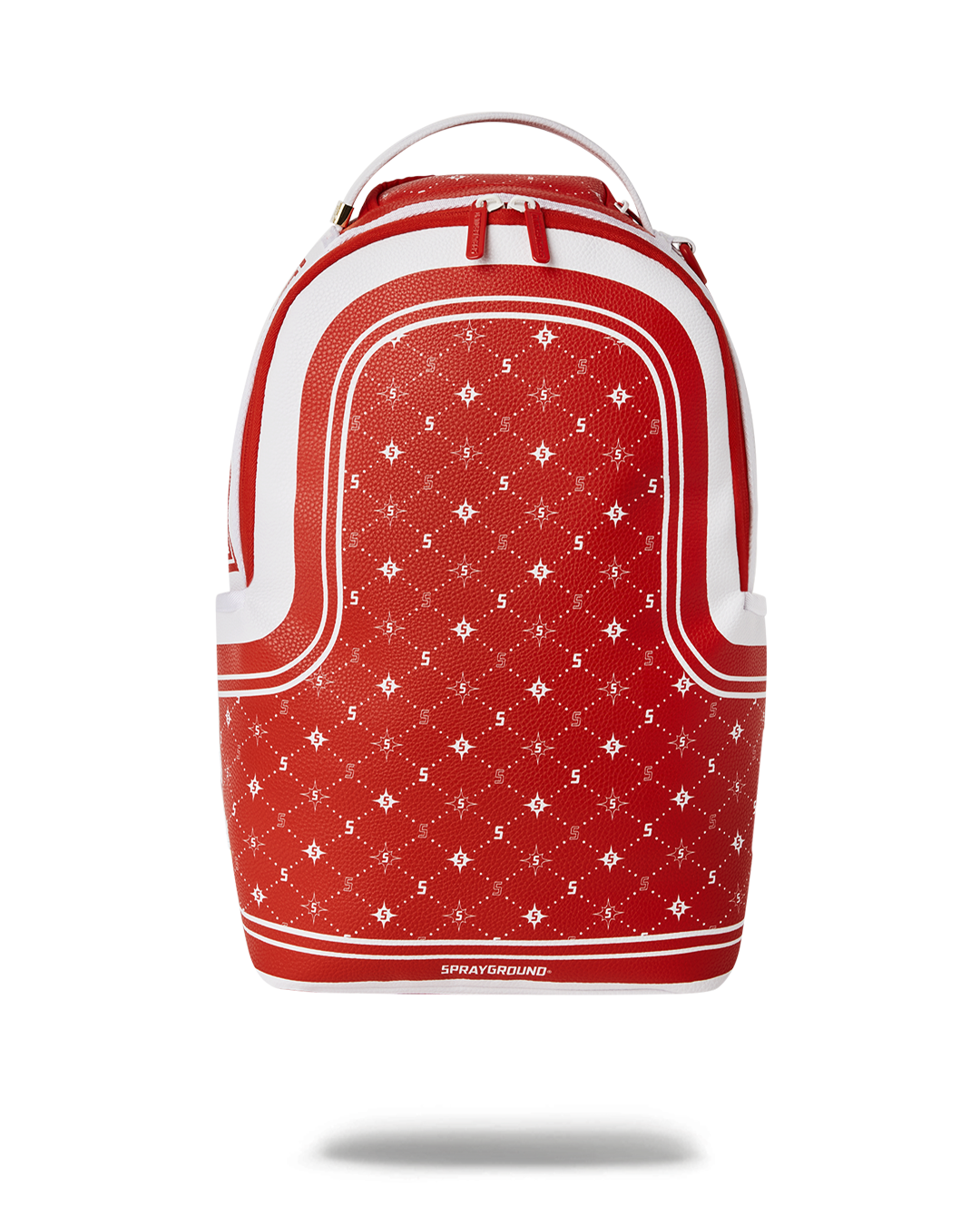 Modus Operandi backpack in faux leather, side view showing pockets and sleek design
