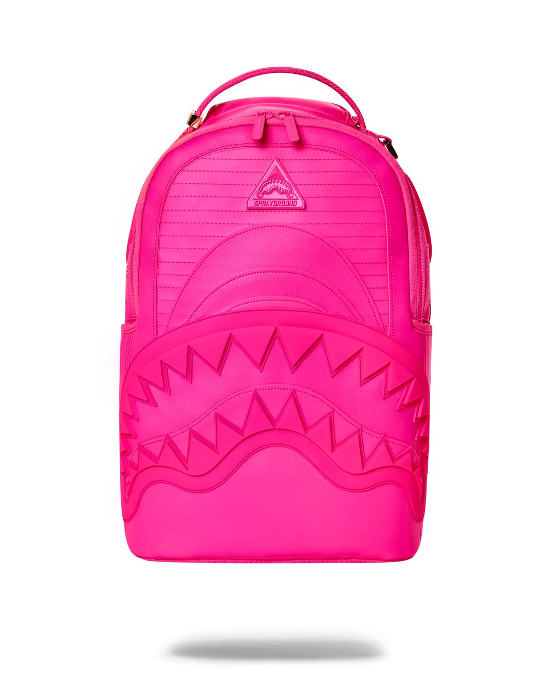 Sakura Shock Wave faux leather backpack with rubber shark eyes design