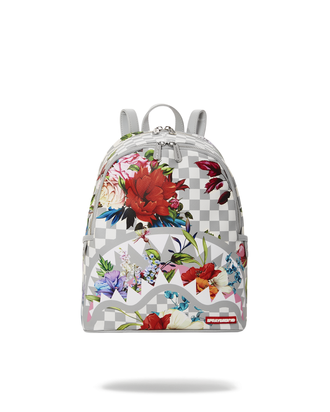 Savage Luxe Vegan Leather Backpack with open compartments for easy access.