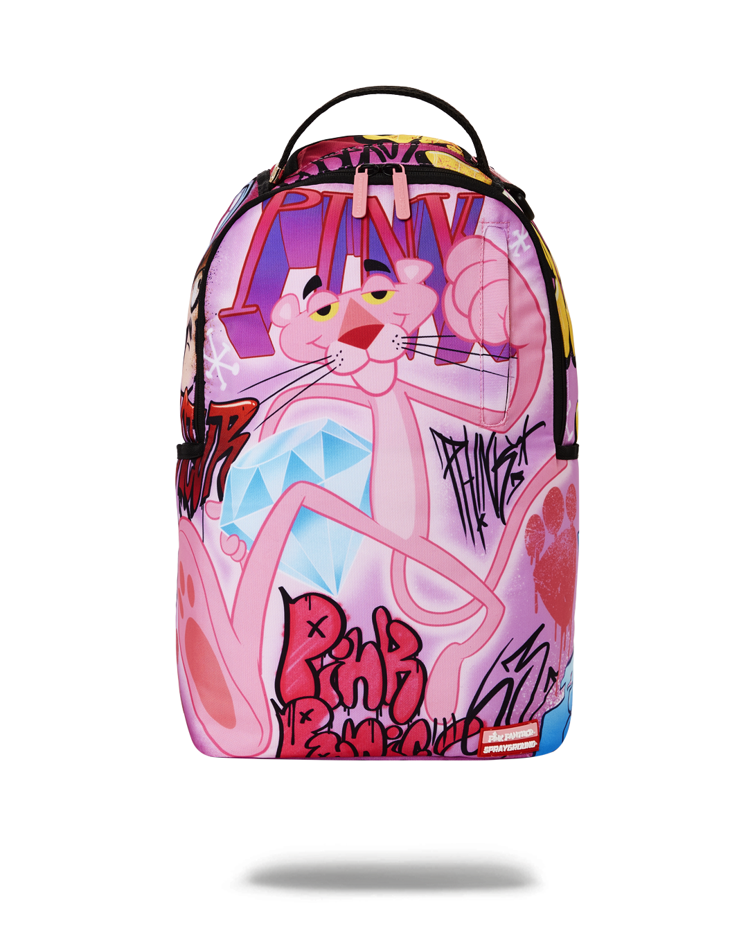 EcoCycle Recycled Polyester Backpack - front view with multiple pockets and compartments