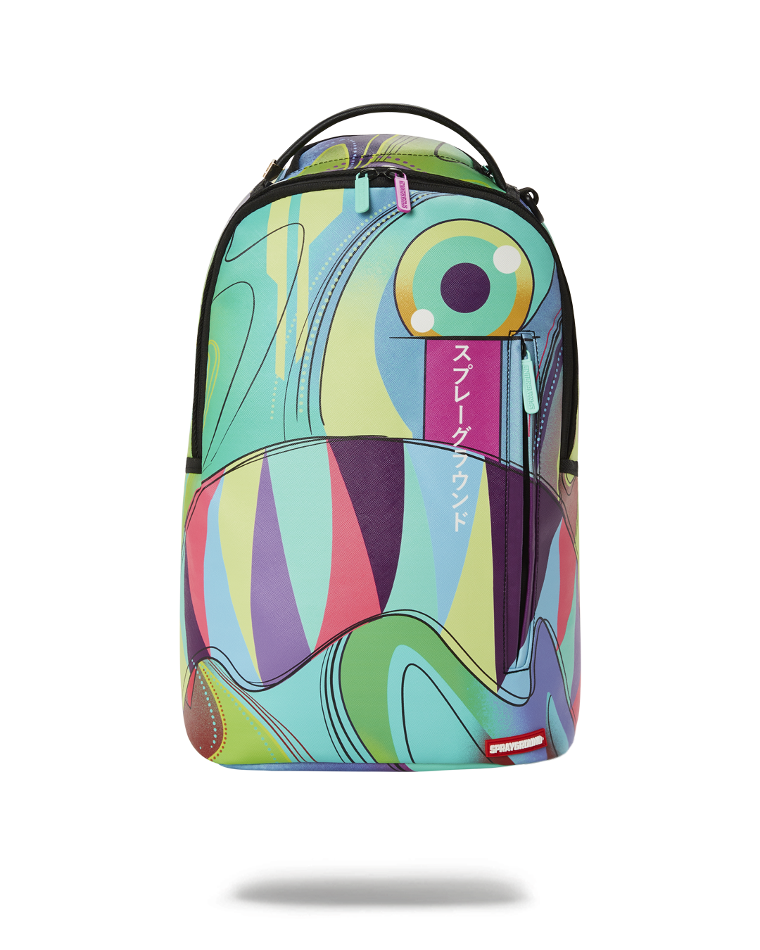 Elegant faux leather backpack showcasing ergonomic design and stylish gold zippers.
