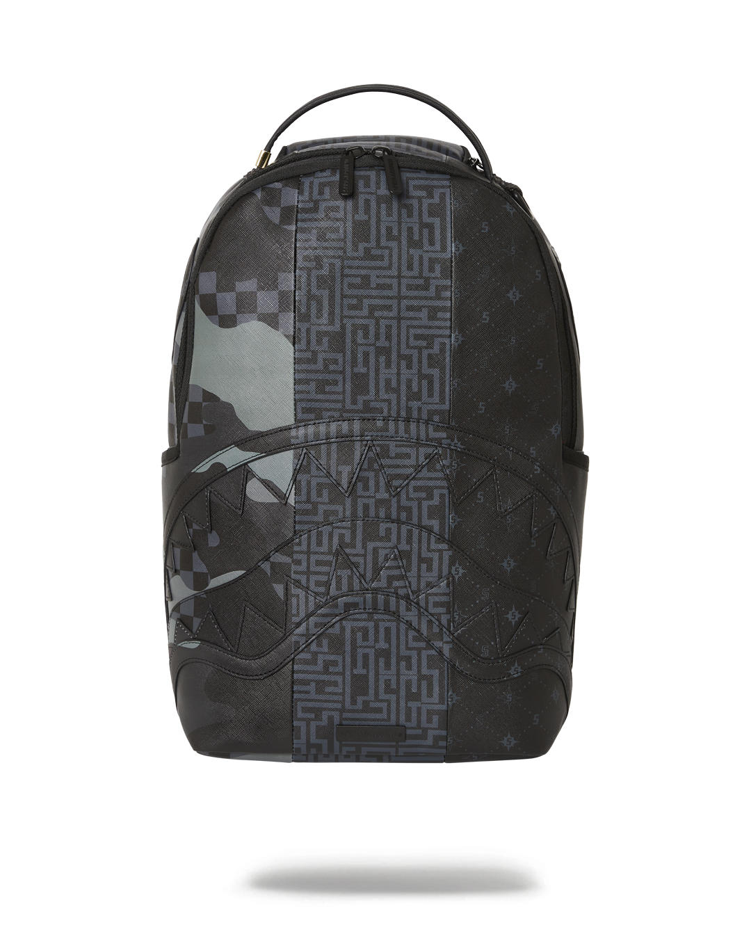 Trilogy Luxe Faux Leather Backpack shown against a city backdrop