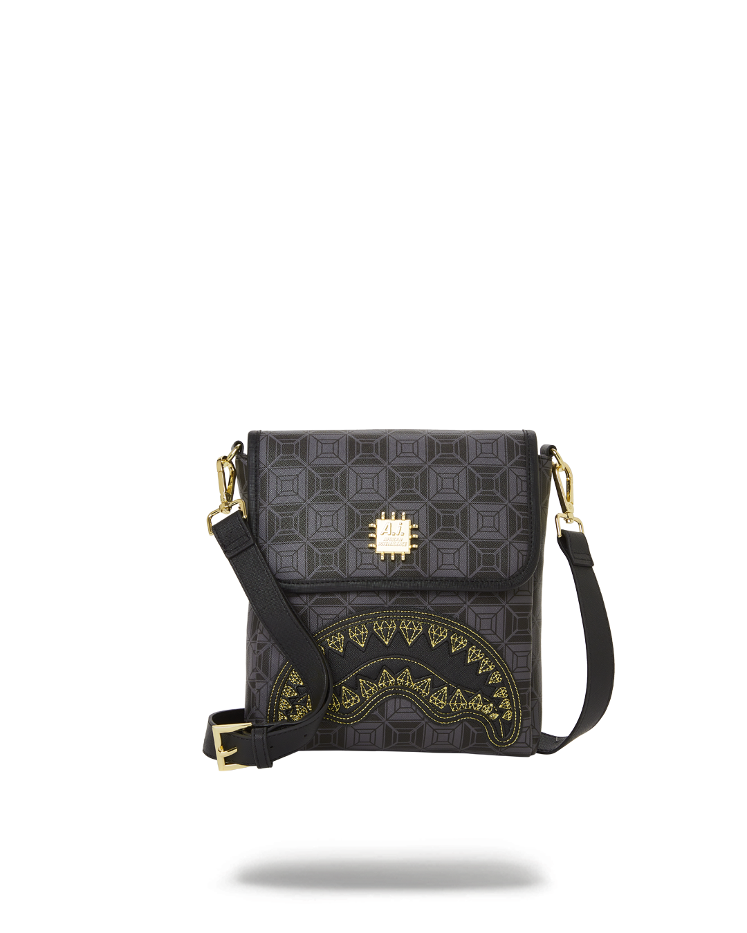 Side view of peak design sling bag with zipper closure and Sandflower detailing