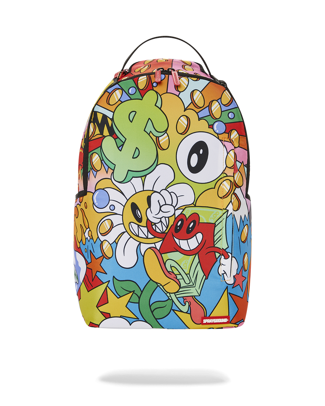 Front view of the Peak Design backpack showcasing its sleek design and side pockets.