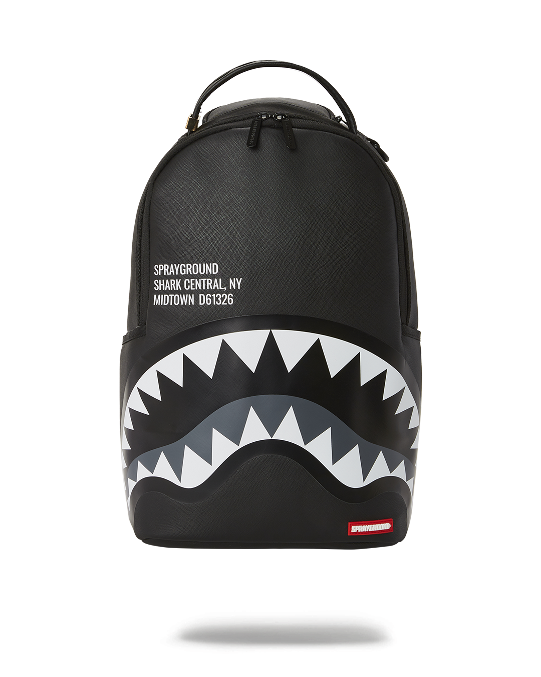 GreyTone Faux Leather Backpack with laptop compartment and multiple pockets, ideal for daily use.