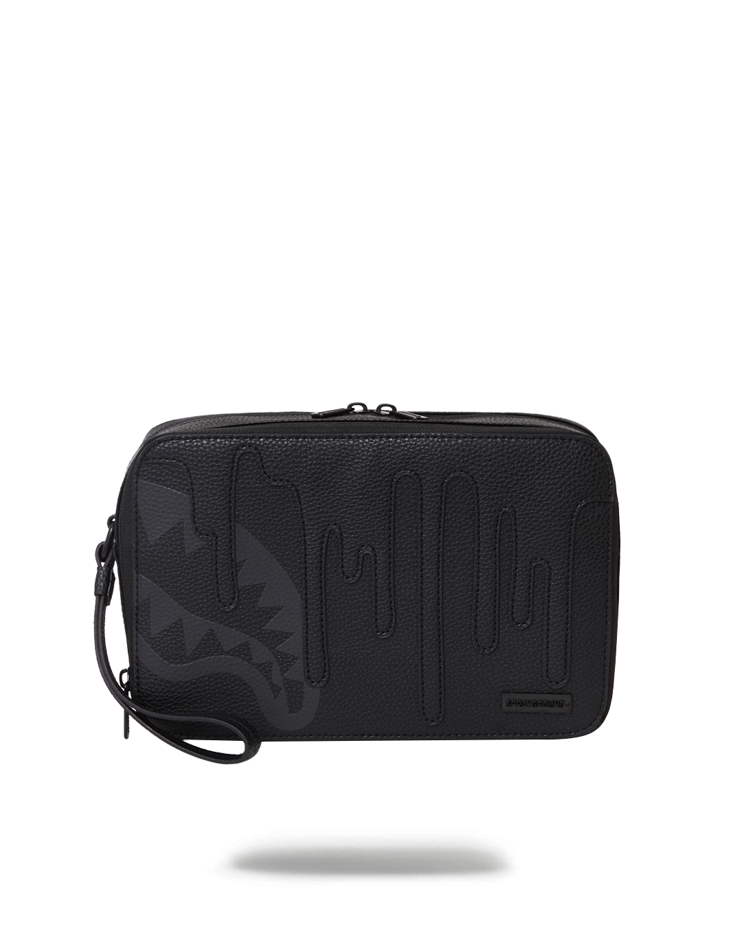 TravelMaster men's toiletry bag open, showing interior pockets and compartments