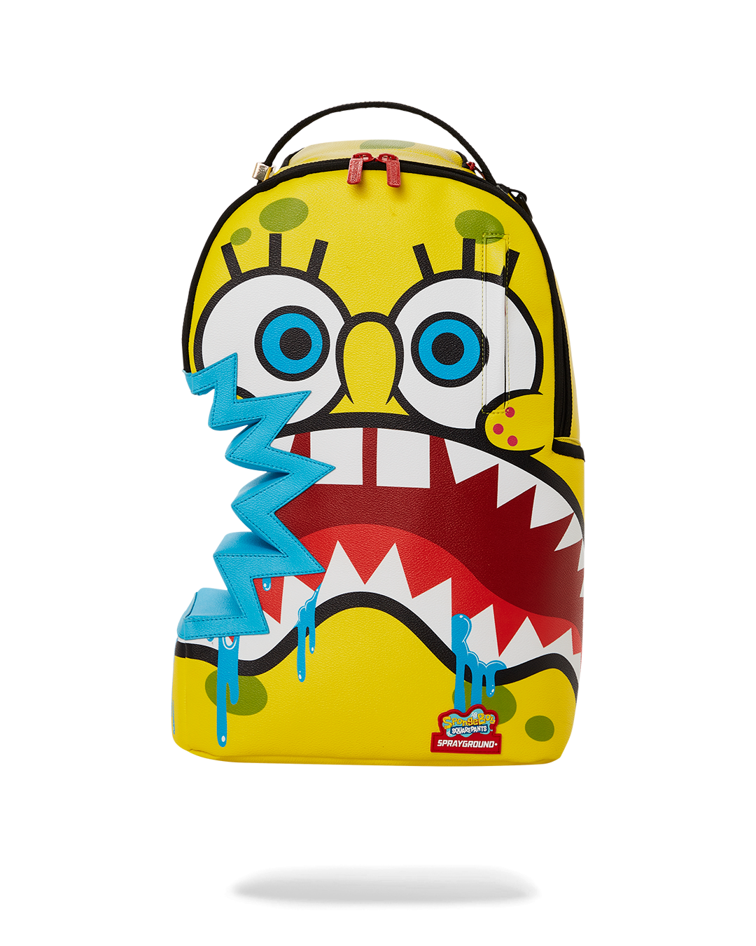 Front view of Sharkbite Designer Backpack showcasing exterior features.