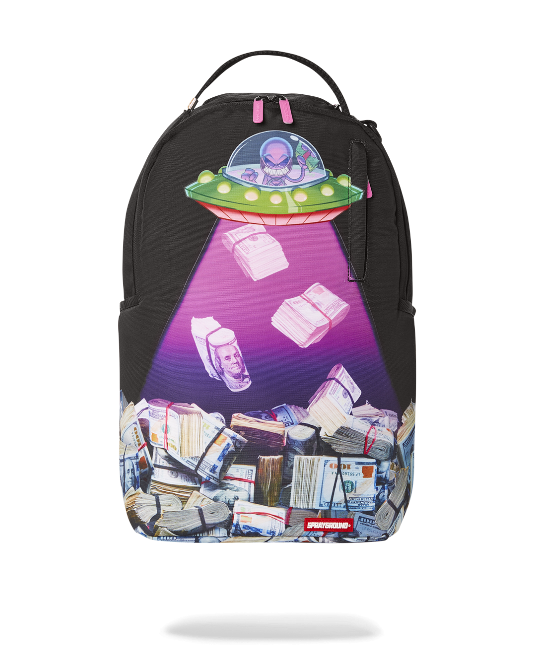 Topo Designs luxury backpack shown with front zipper pocket and side compartments