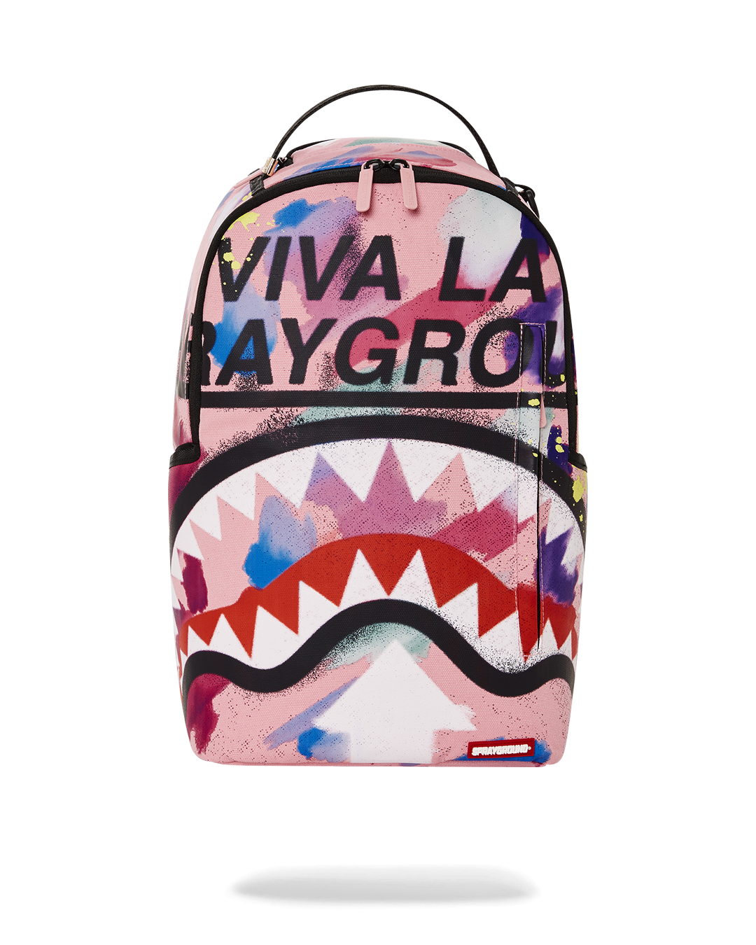 Bushwick Adventure Backpack showcasing front zipper pocket and side pockets.