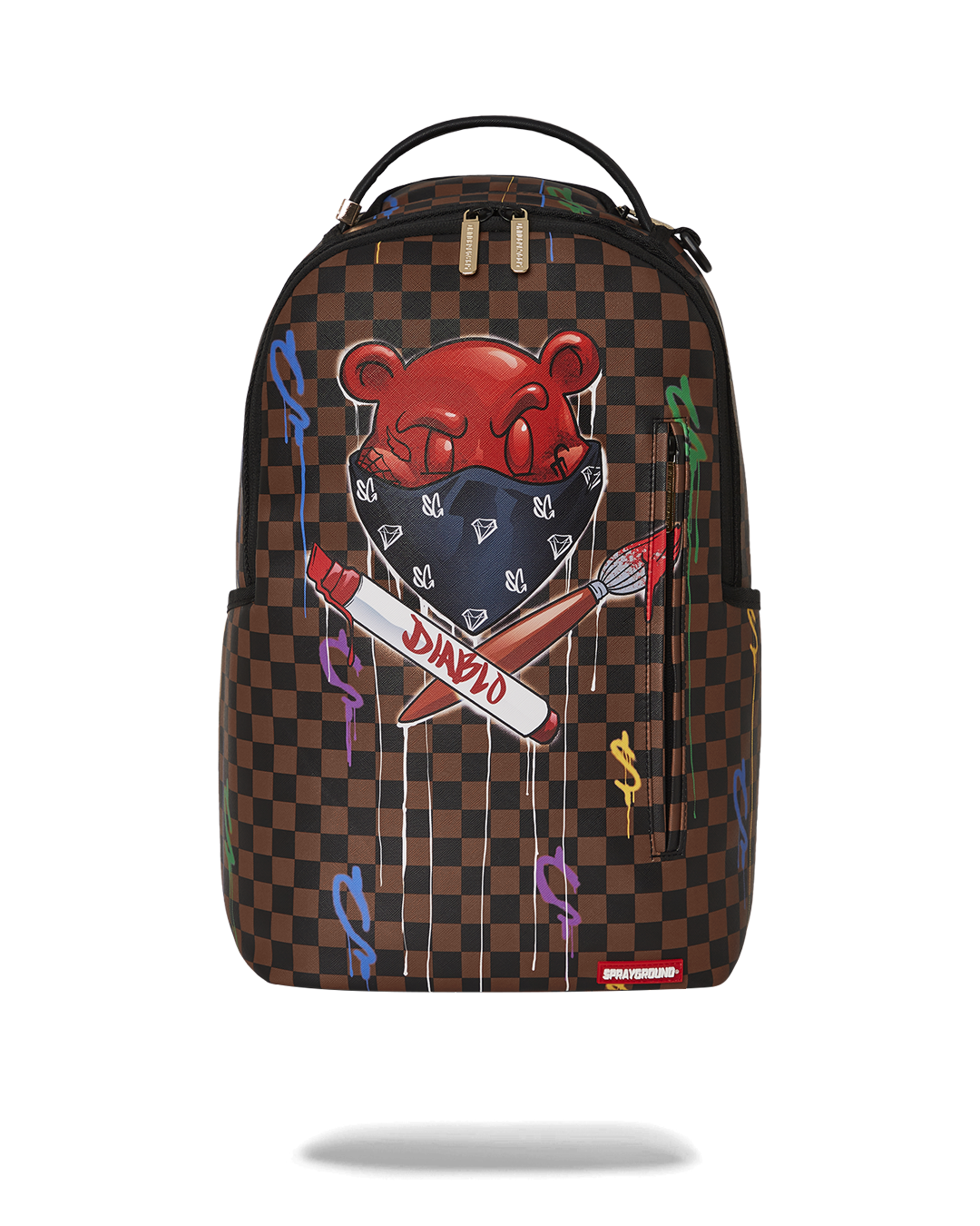 Diablo Midnight Gaming Backpack with laptop compartment open