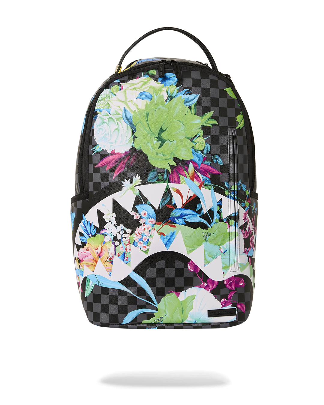Peak Design Travel Backpack - Luxe Faux Leather Edition, front view with open pockets