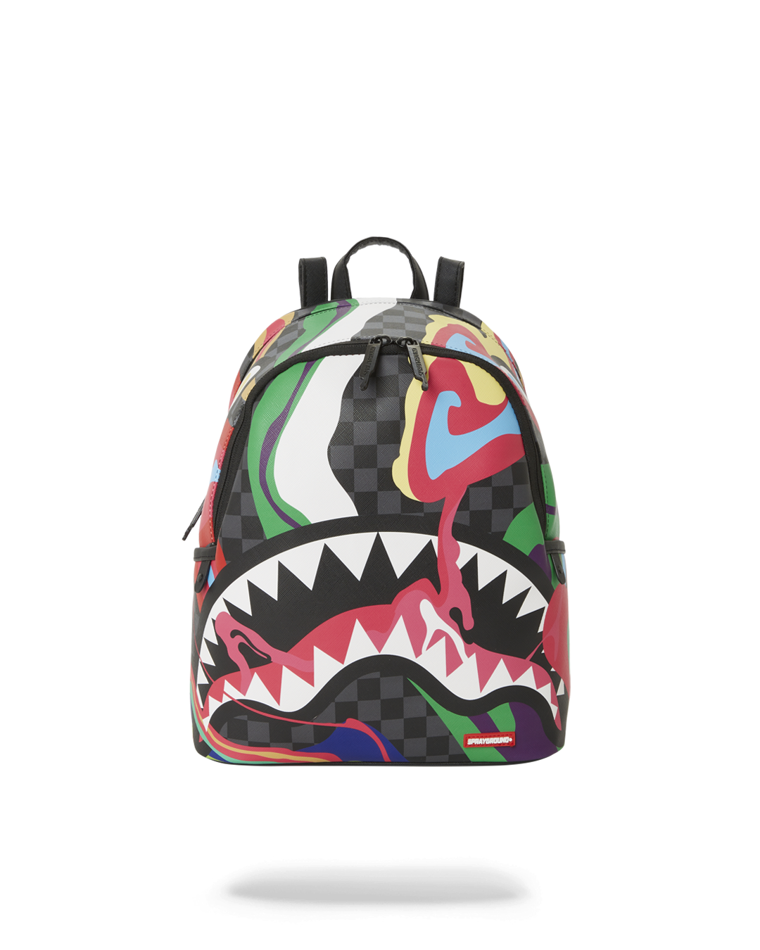 Savage Faux Leather Backpack with adjustable straps and multiple pockets