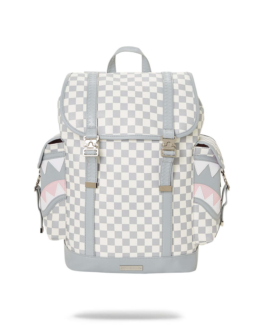 Jetset Monte Carlo weekender bag with faux leather exterior and adjustable metal buckles