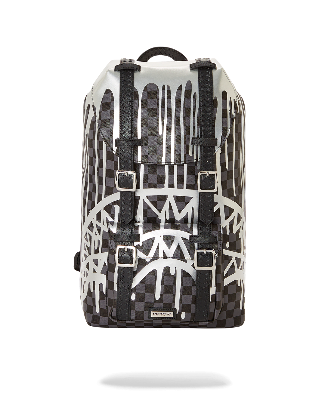 Luxury vegan leather backpack with 17 inch laptop compartment and adjustable straps