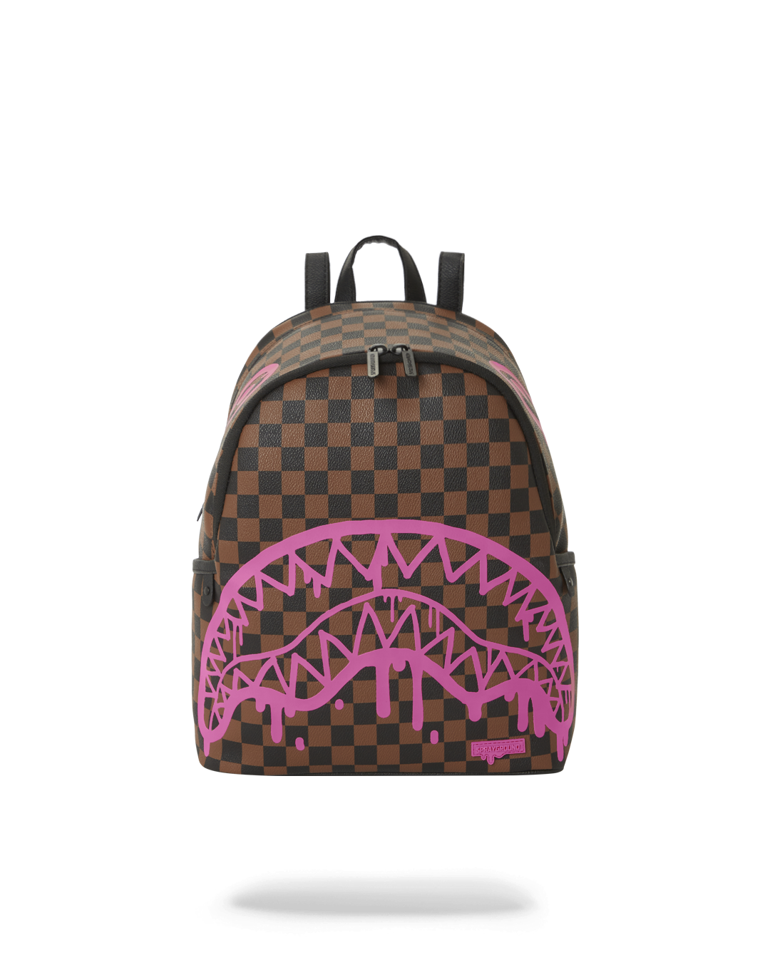 Faux leather backpack with adjustable straps for a perfect fit.