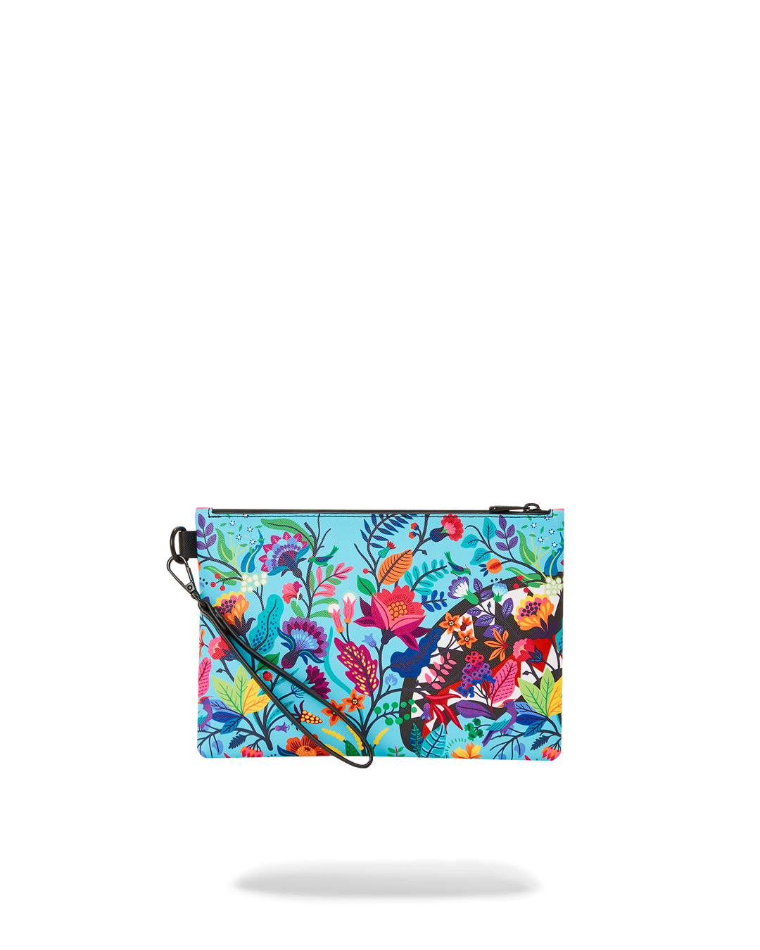 Anna Foldover Faux Leather Crossbody Clutch Purse with wristlet strap