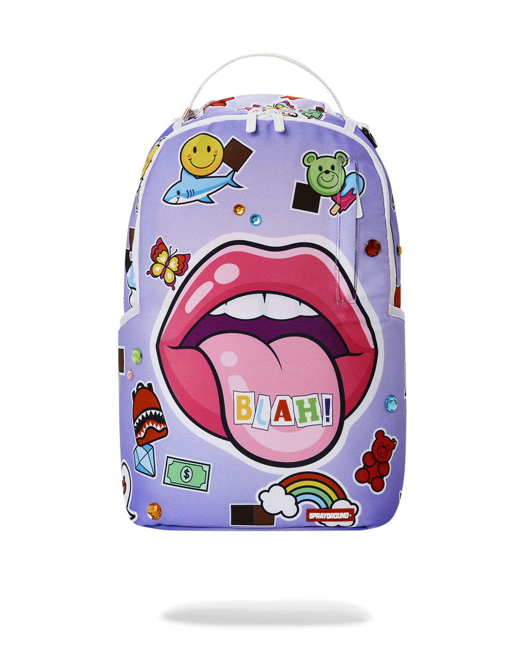 Front view of stylish travel backpack for women with laptop compartment
