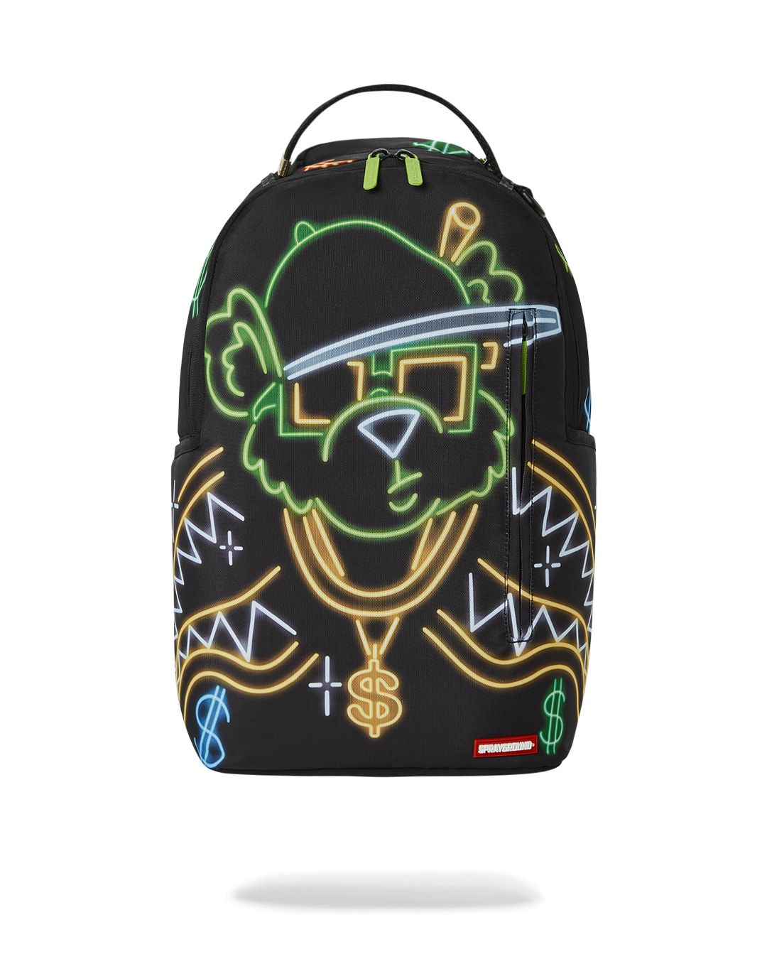 City Lights Backpack with gold zippers and ergonomic padding, perfect for daily use.