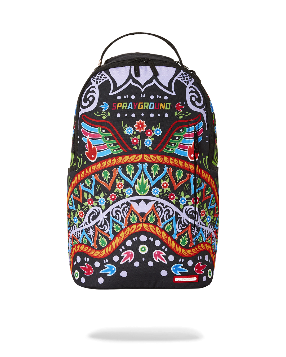 Adventure Valley Laptop Backpack for women, shown from the front with multiple pockets visible