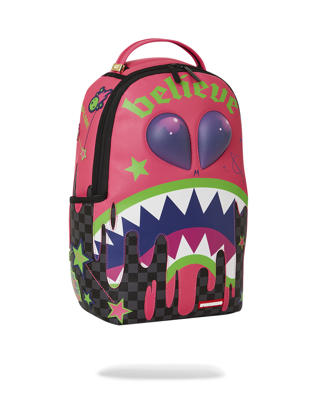 Urban Chic Faux Leather Backpack in a city setting, perfect for daily use.
