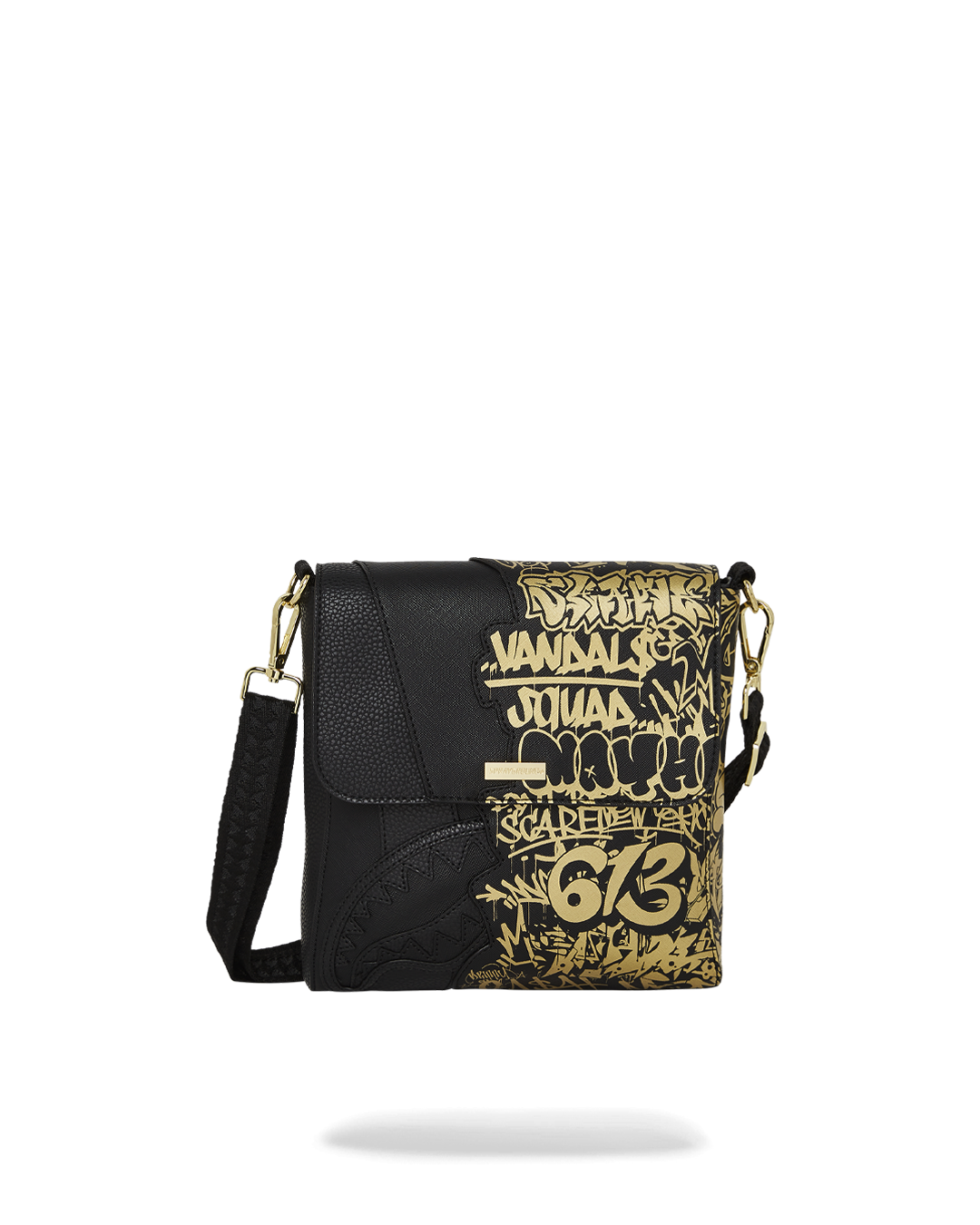 Men wearing Half Graff messenger bag crossbody in urban setting