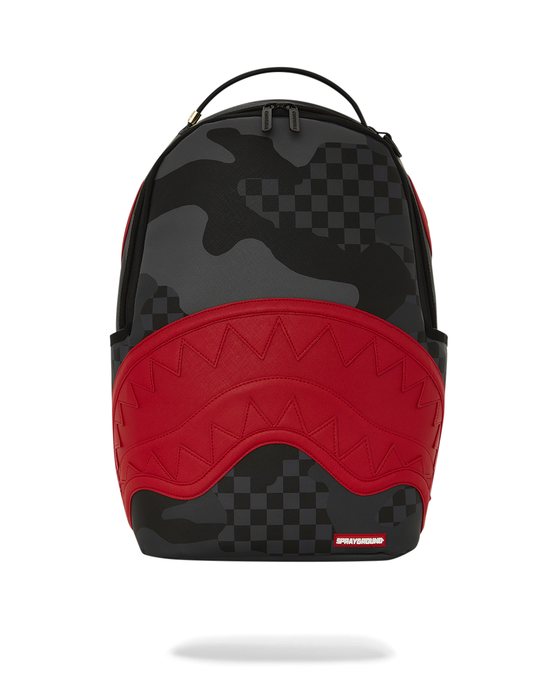 3AM Red Alert backpack showcasing ergonomic design and stylish faux leather.