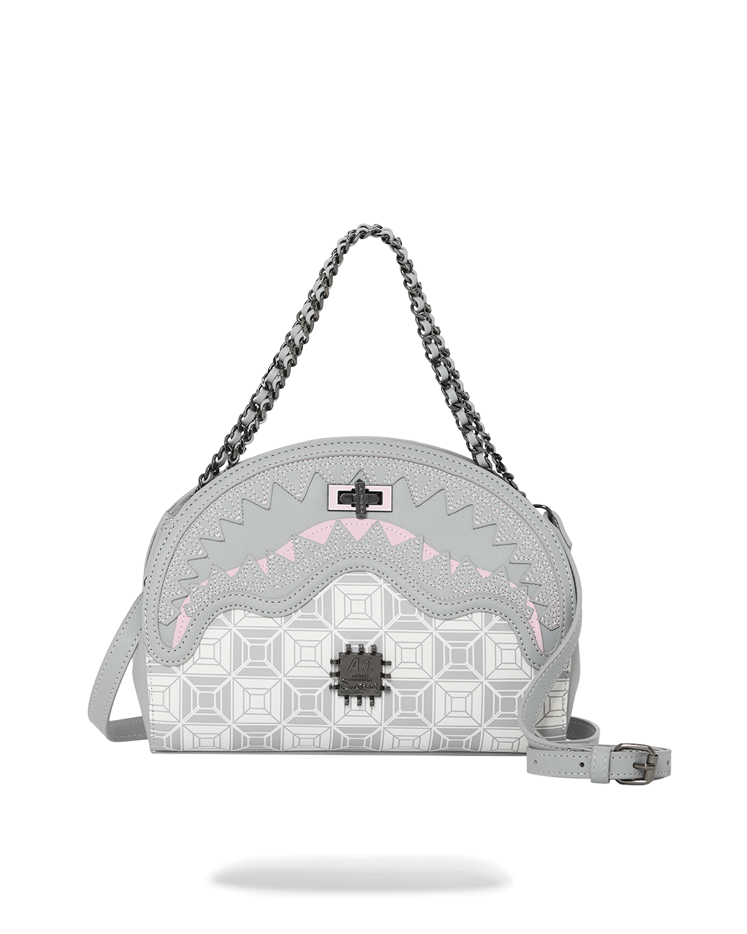 Shark Handbag from A.I.8 African Intelligence Collection displayed elegantly.