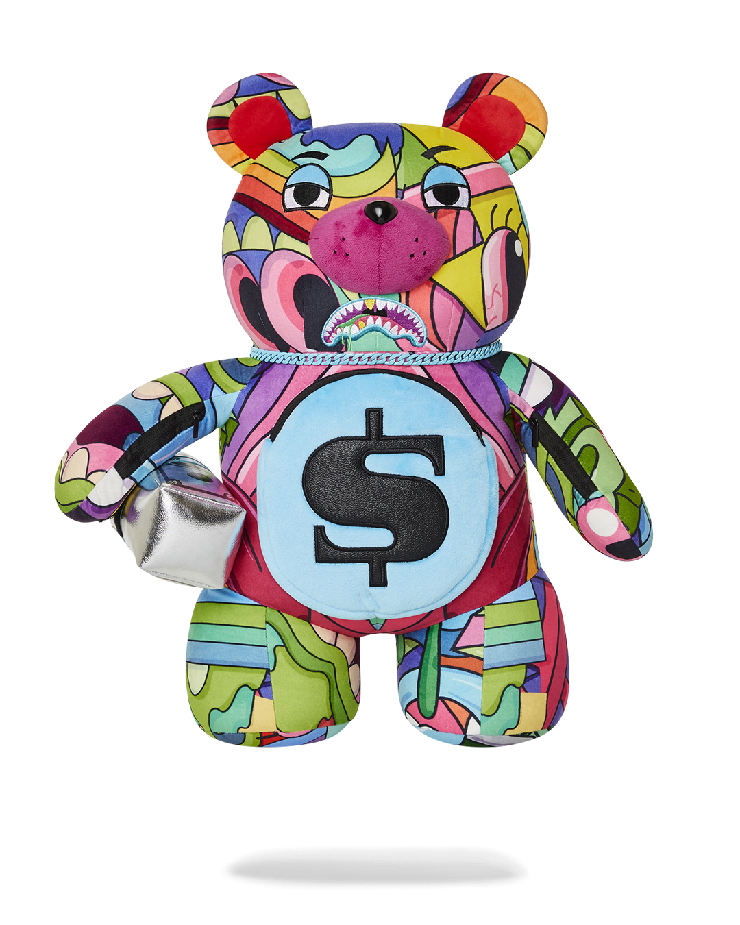 Sprayground Teddy Bear Backpack Limited Edition with gold hardware