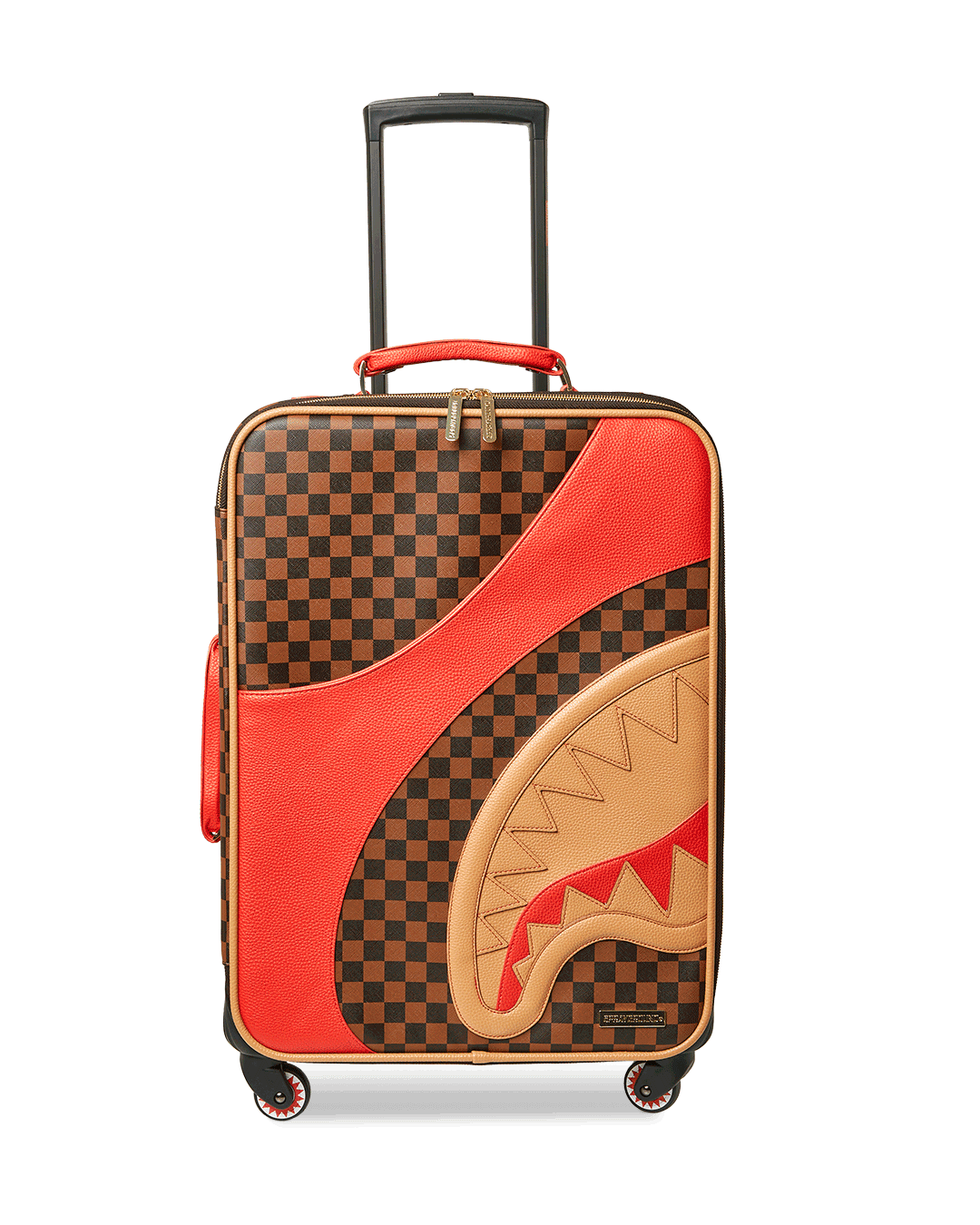 Raceway Henny Jettsetter carry-on luggage front view with embossed logo and exterior pocket.