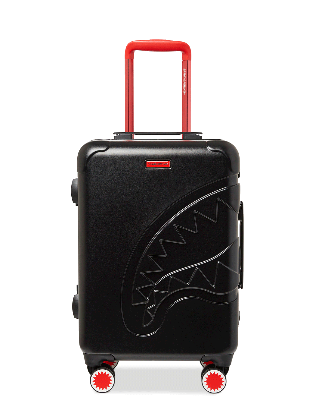 Sharkitecture hardshell carry-on luggage with patented Shark Sculpture design