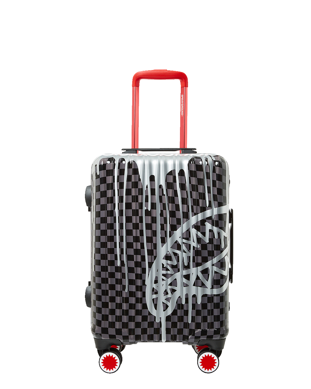 Close-up of the impact-resistant polycarbonate exterior with shark sculpture pattern