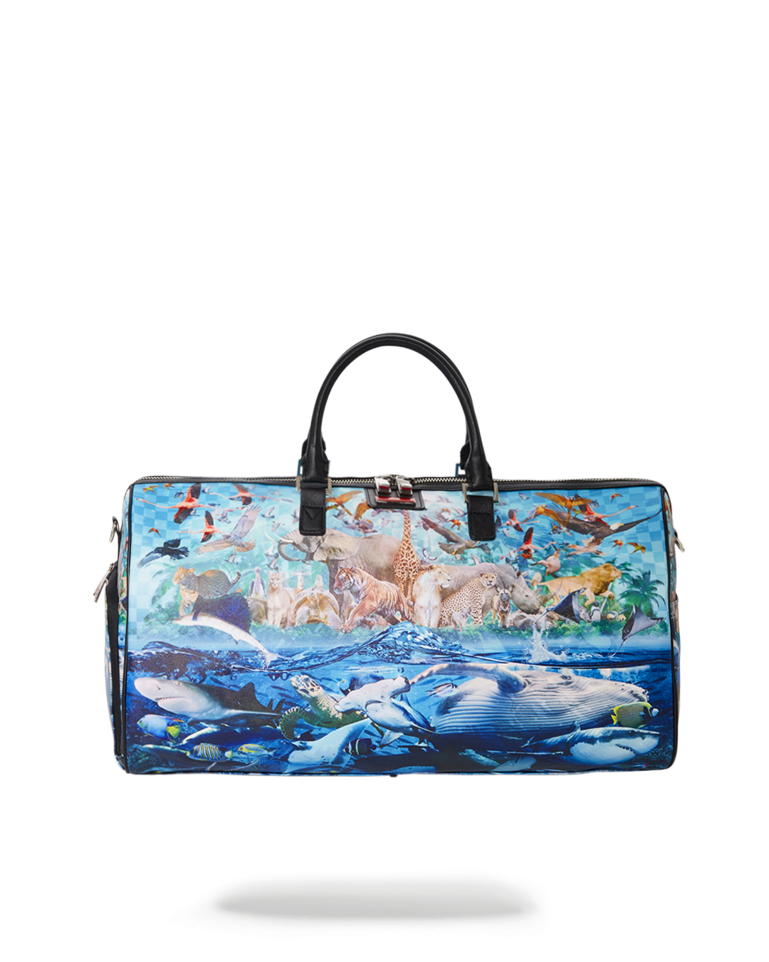 Noah's SH-ARK large duffle bag shown packed with travel gear