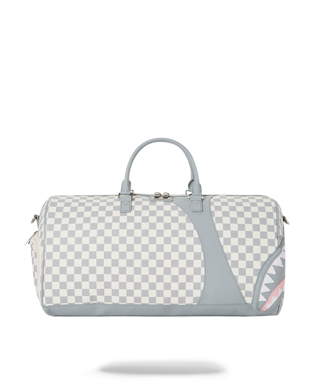 Jet Set Duffle bag with faux leather finish and metal hardware, ideal for mens travel duffle bag needs