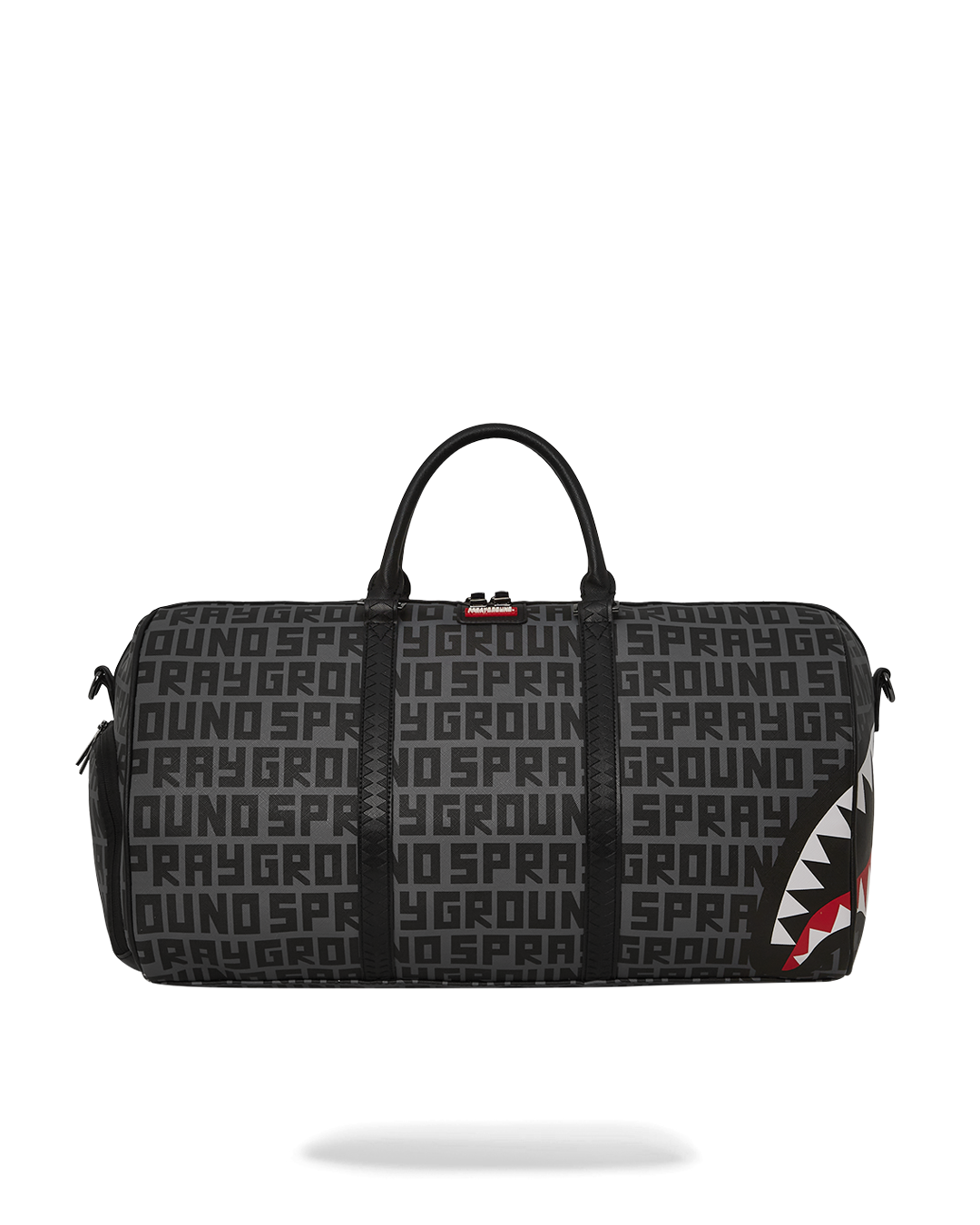 Stealth Pilot Luxe Duffle Bag - front view with metal zipper pocket