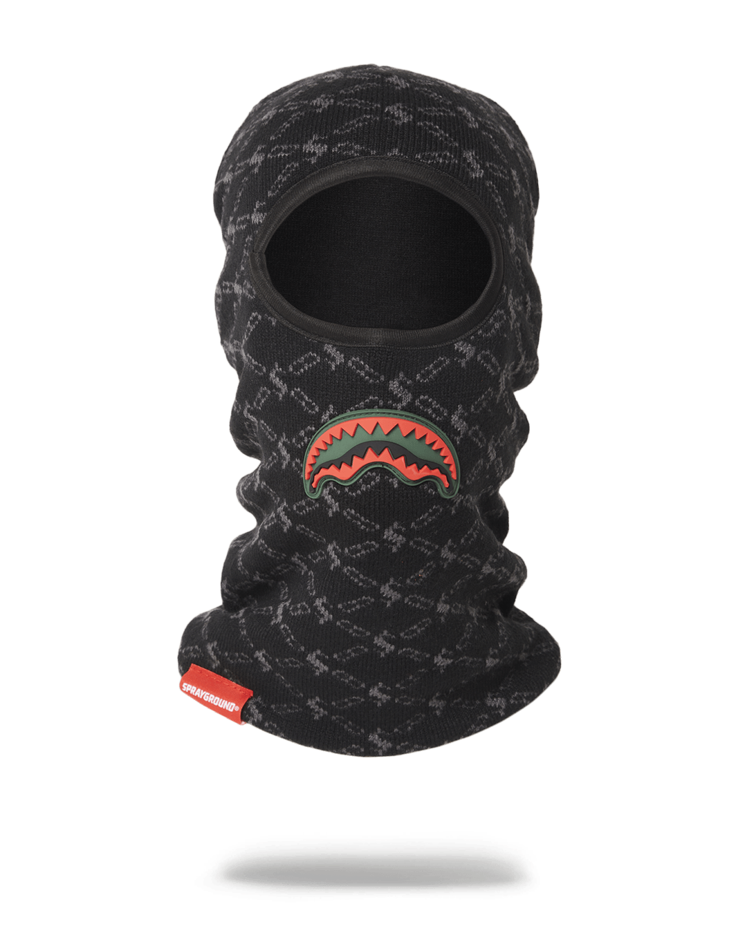 Close-up of The Godfather knitted ski mask’s acrylic weave