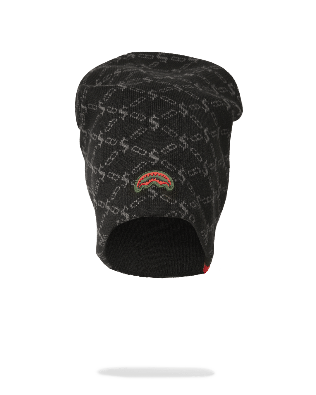 Front view of The Godfather slouch beanie highlighting its relaxed slouch design and soft acrylic material