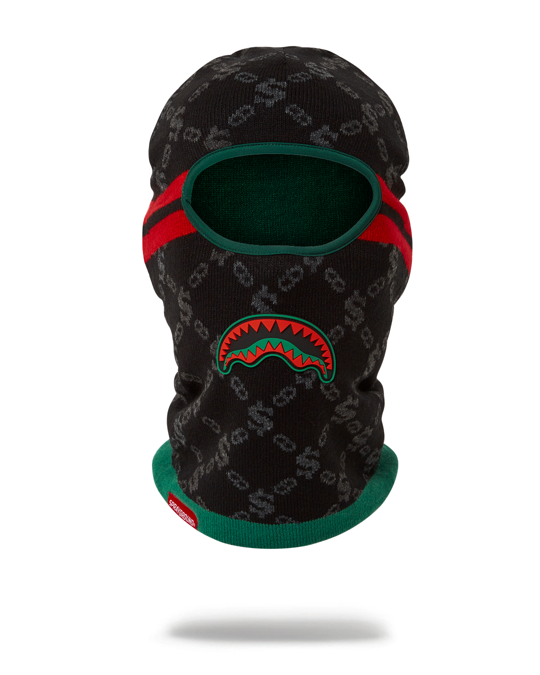 Front view of DINERO balaclava mask worn in cold weather