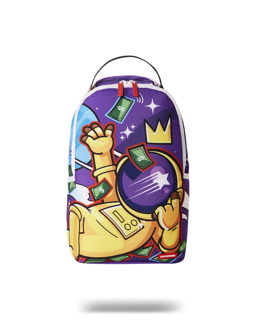 Mini Astromane Relax Backpack worn casually over one shoulder in a city setting