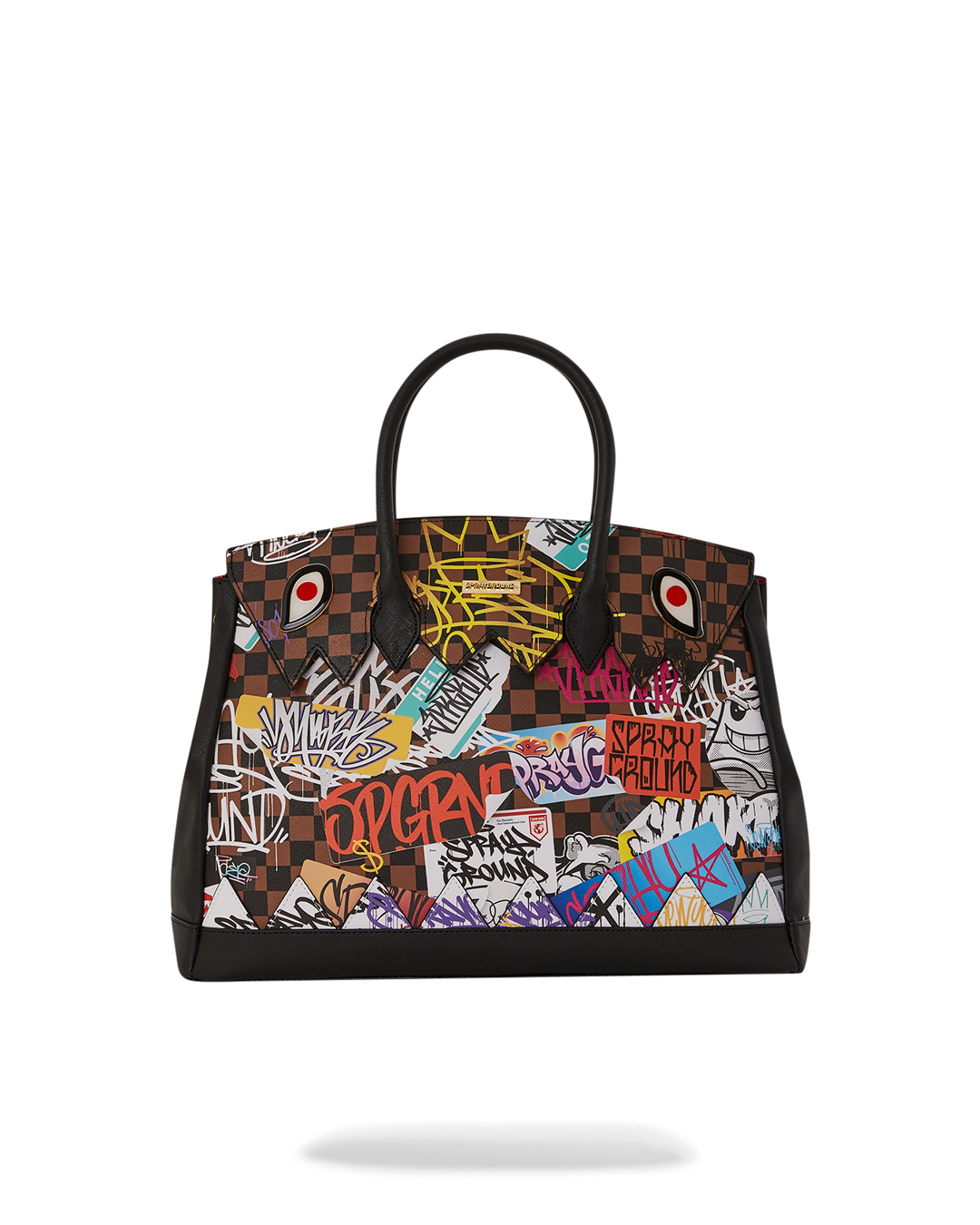Rizz Palace Handbag from the front, showcasing its sleek design and snap closure