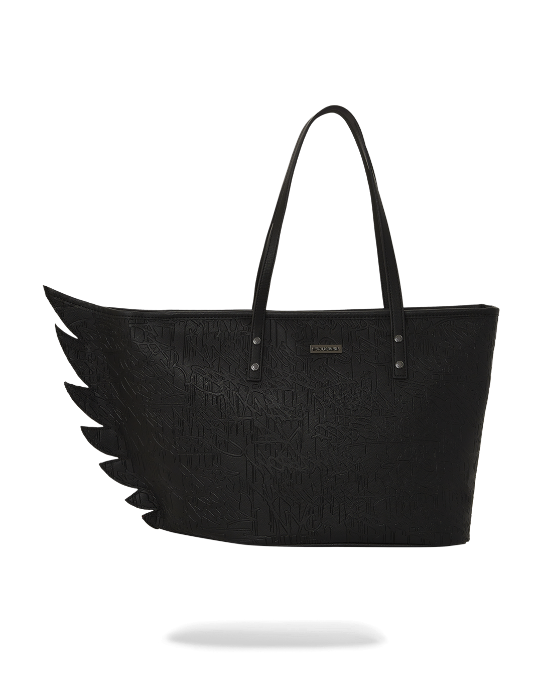 Front view of the Nightflight G800 Skyborne Wing Tote highlighting its unique wing shape