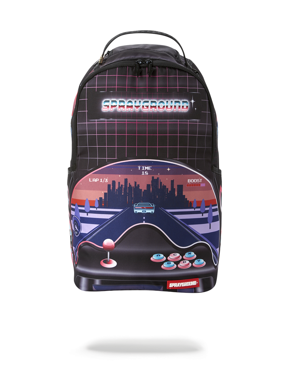 Sharkade travel backpack showcasing adjustable straps and ergonomic design.